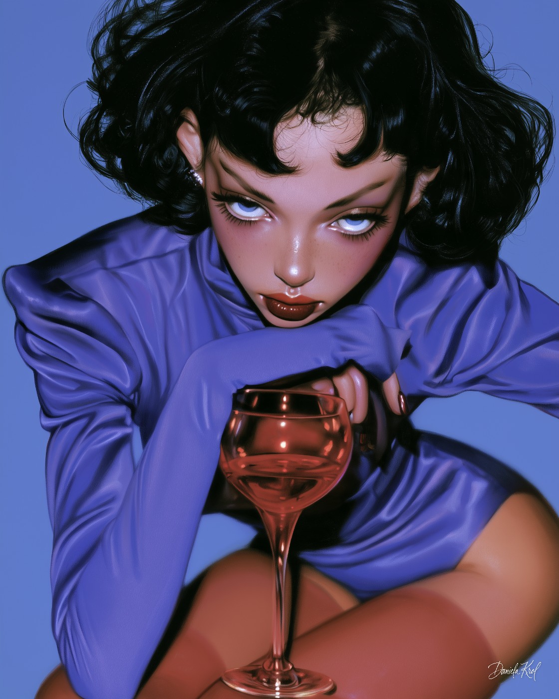 In vino veritas by Daniela Krol